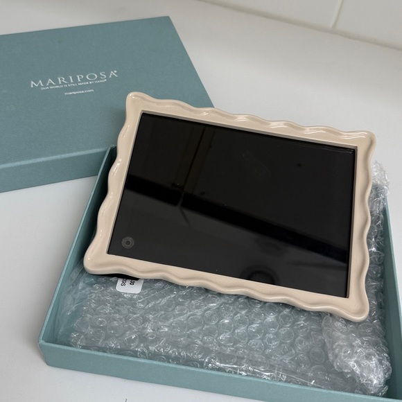 Mariposa Indigo Blue Faux Grasscloth Frame, 5" X 7" | Bloomingdale's 2 thumbnail image
